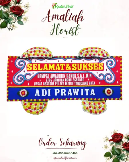 Papan Bunga Ucapan Selamat Bale Kencana